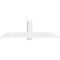 Ekena Millwork Eugene Architectural Grade PVC Gable Bracket, 72"W x 21"H x 4"D x 6"F, 7/12 Pitch GBP072X21X0406EUG00 - alternate 5